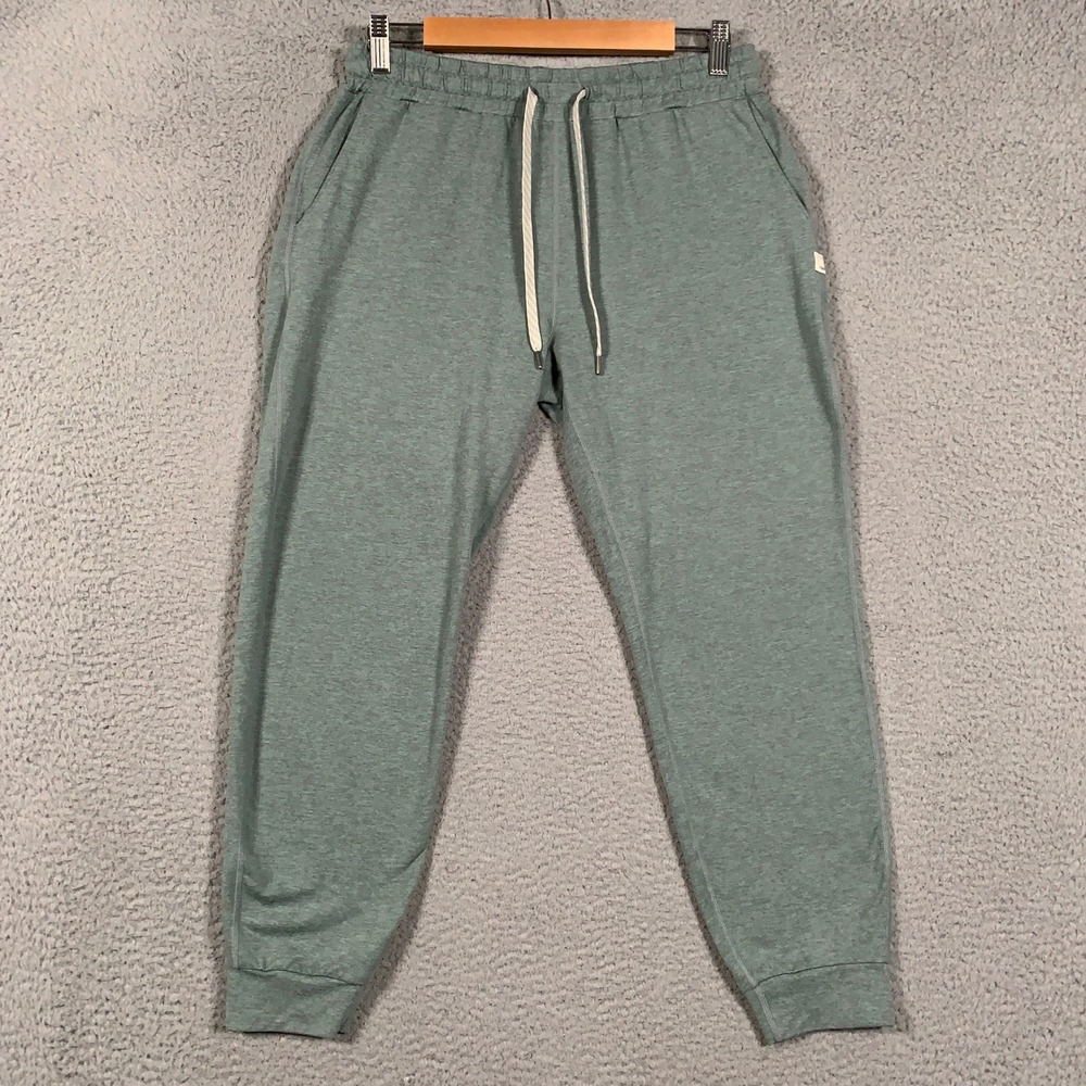 Vuori Performance Jogger Pants Womens Medium M Green Heathered Activewear Lounge